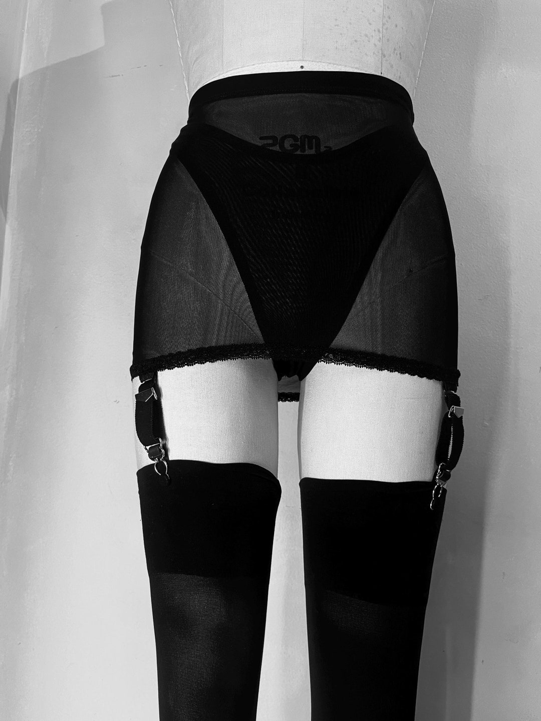 garter belt for women Plus Size Lace Garter Belt With 4 Adjustable Straps & Metal Clips