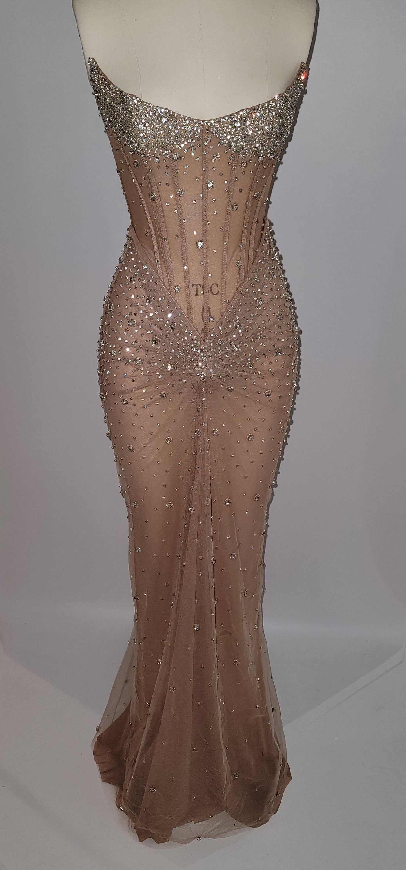 Sheer diamond mesh top new arrivals