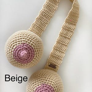 Breast Pumping & Breastfeeding Technique Scarf || Must-Have for Doulas, Lactation Consultants, Midwives, OBGYN, nursing | crochet boob model image 8