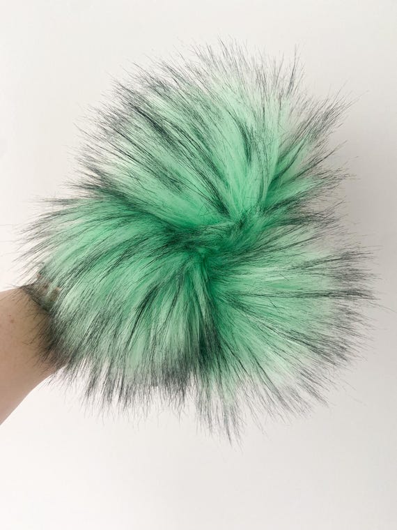 Vegan Fur Pompom Mint Vegan Fur Pompom Mint