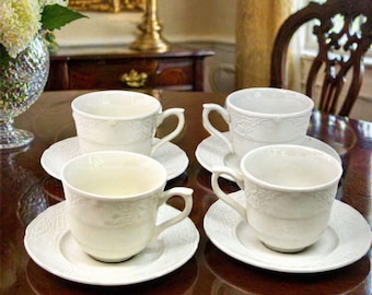 ジョンソンブラザーズ リッチモンド ホワイト カップ＆ソーサー 4客セット 交換用