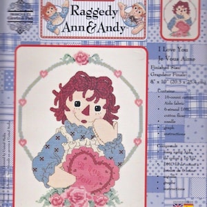 Raggedy Ann Cross Stitch Kit - Etsy