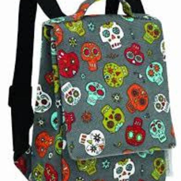 Feeding Pump Backpack:  Skulls