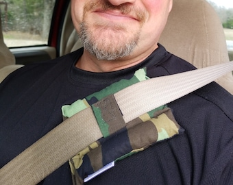 Porta Pillow - Port-a-Cath - Camouflage Seat Belt Pillow - Pacemaker Cushion - Chemo Port - Breast Cancer Pillow - Medical port - POTS