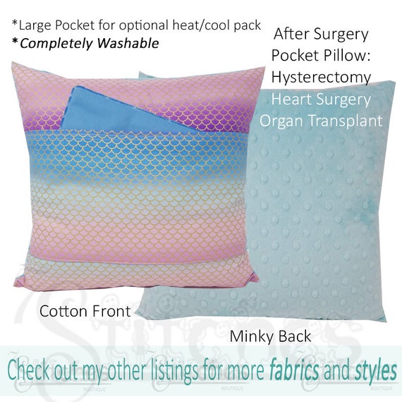 Hot Cold Therapy Hysterectomy Pillowcancer Giftheart Etsy
