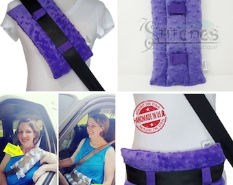 MINKY Abdominal Surgery Seatbelt Pillow - Breast Cancer Survivor Gift -  Surgery Gifts - Post Surgery- Heart Surgery-Hysterectomy-Mastectomy