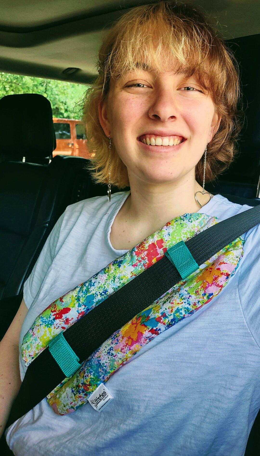 Padded Seat Belt Cover Mastectomy Pillow Open Heart Breast or Etsy