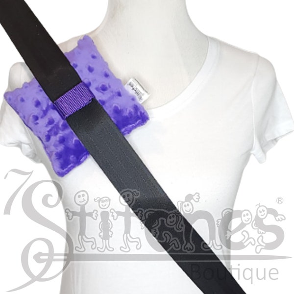 Plush Seat Belt Pacemaker Protector - Custom - Pacemaker Pillow - Heart Surgery Gift - Central Line - Chronic Illness - Port Pillow