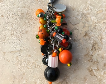 SALE - Tassel - Beaded - Keychain Fob - Accessory - Mod Halloween