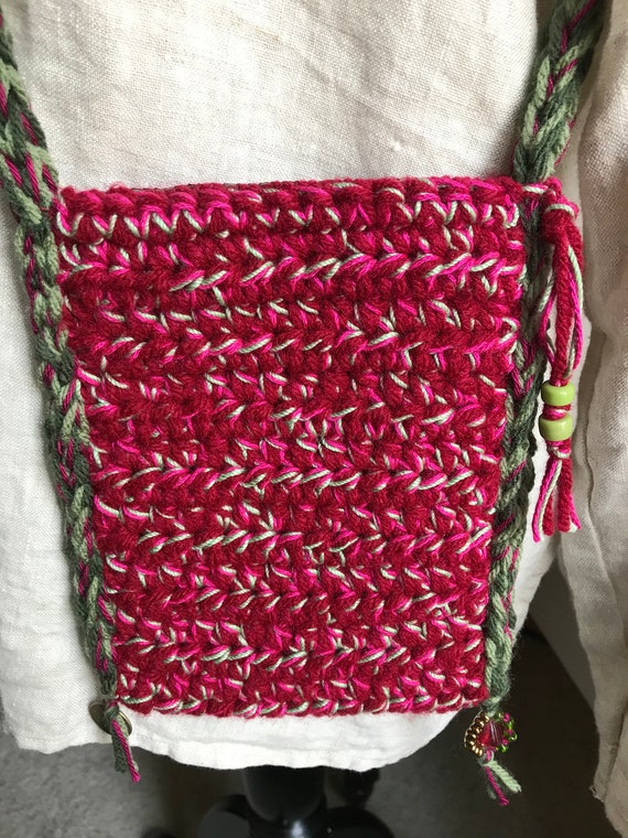 crochet cell phone bag