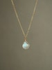 Moonstone necklace, rainbow moonstone necklace, dainty crystal necklace,  a tiny teardrop moonstone on a 14k gold filled chain 