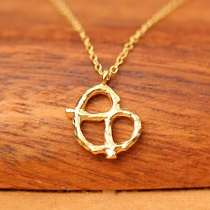 Pretzel Necklace Bff Necklace Kawaii Necklace the Perfect - Etsy