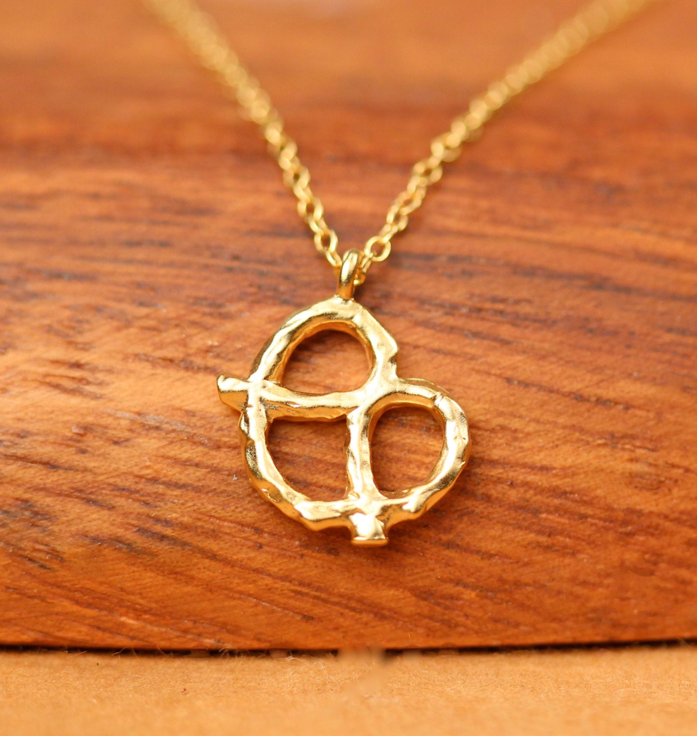 Pretzel necklace, bff necklace, kawaii necklace, the perfect gift ...
