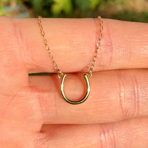 Horseshoe necklace, lucky necklace, cute gift for best friends, equestrian necklace,  good luck charm, lucky horseshoe, graduation gift,