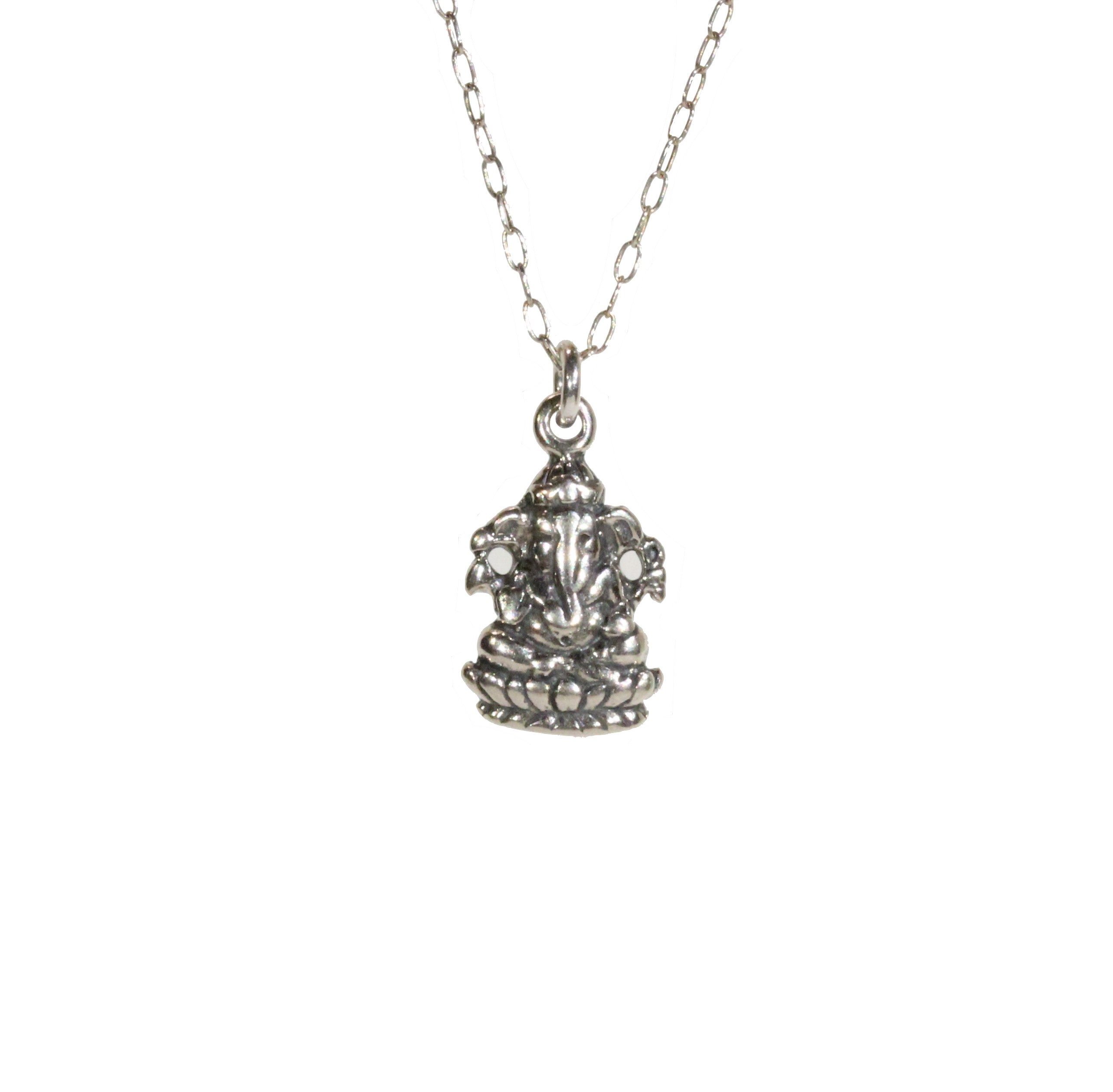Ganesha necklace - gold ganesha - indian god - ganesh - yoga necklace ...