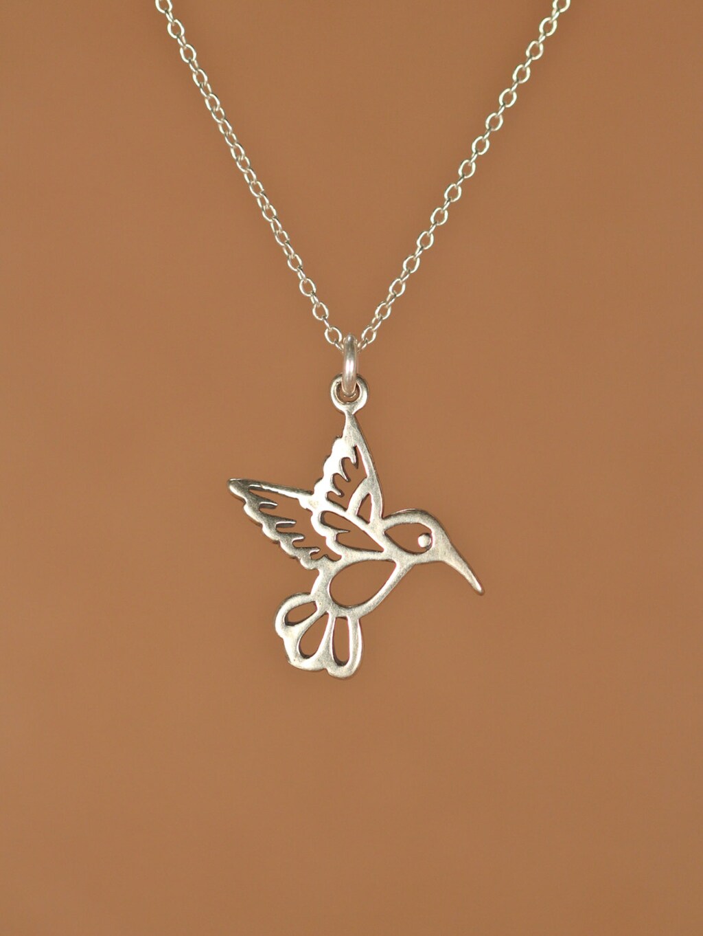 Collana Colibrì In Argento 925 Con Ciondolo In Conchiglia Abalone – Gioiello Naturale Iridescente 18+2 Pollici