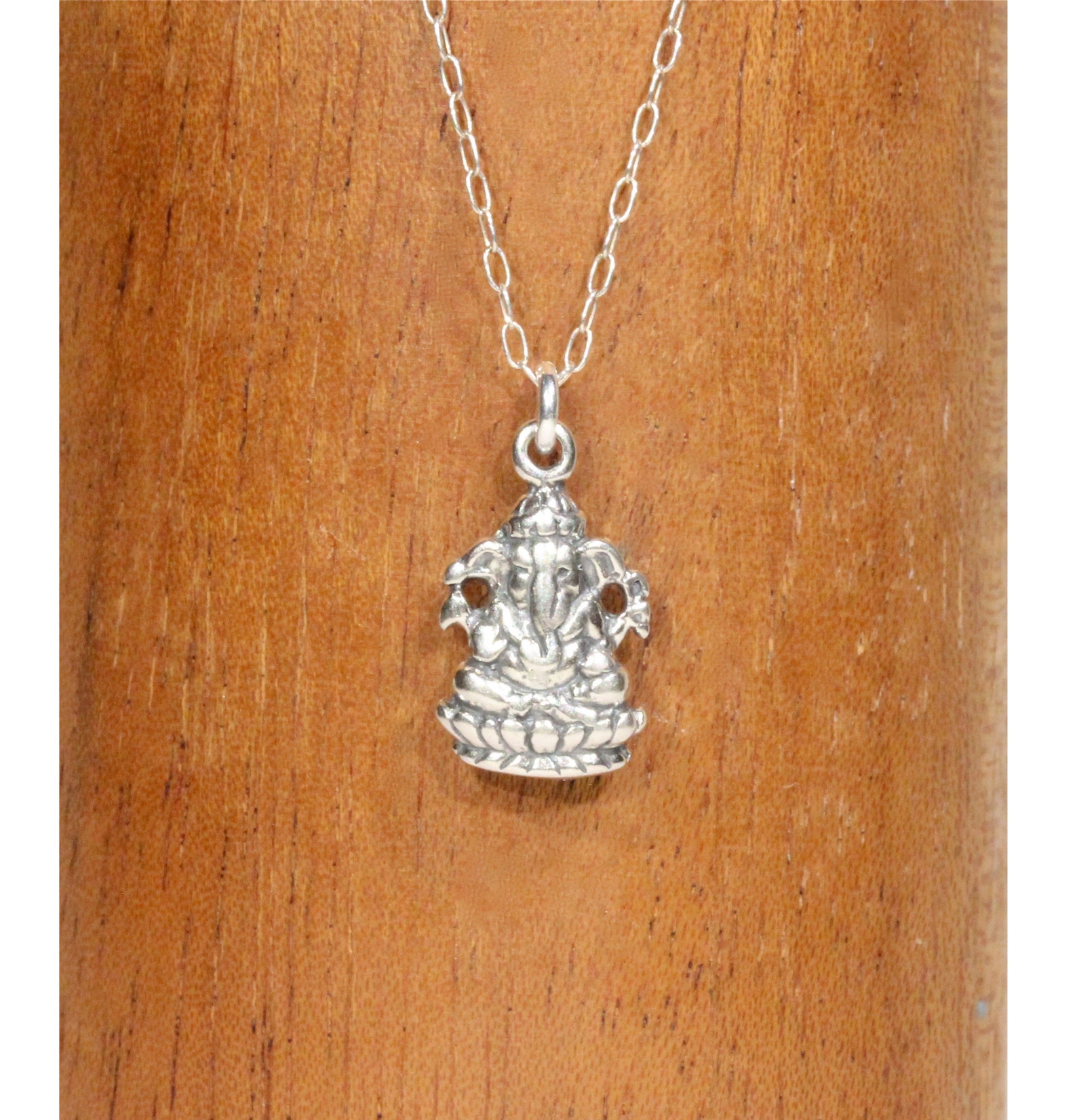 Ganesha Necklace Gold Ganesha Indian God Ganesh Yoga Etsy