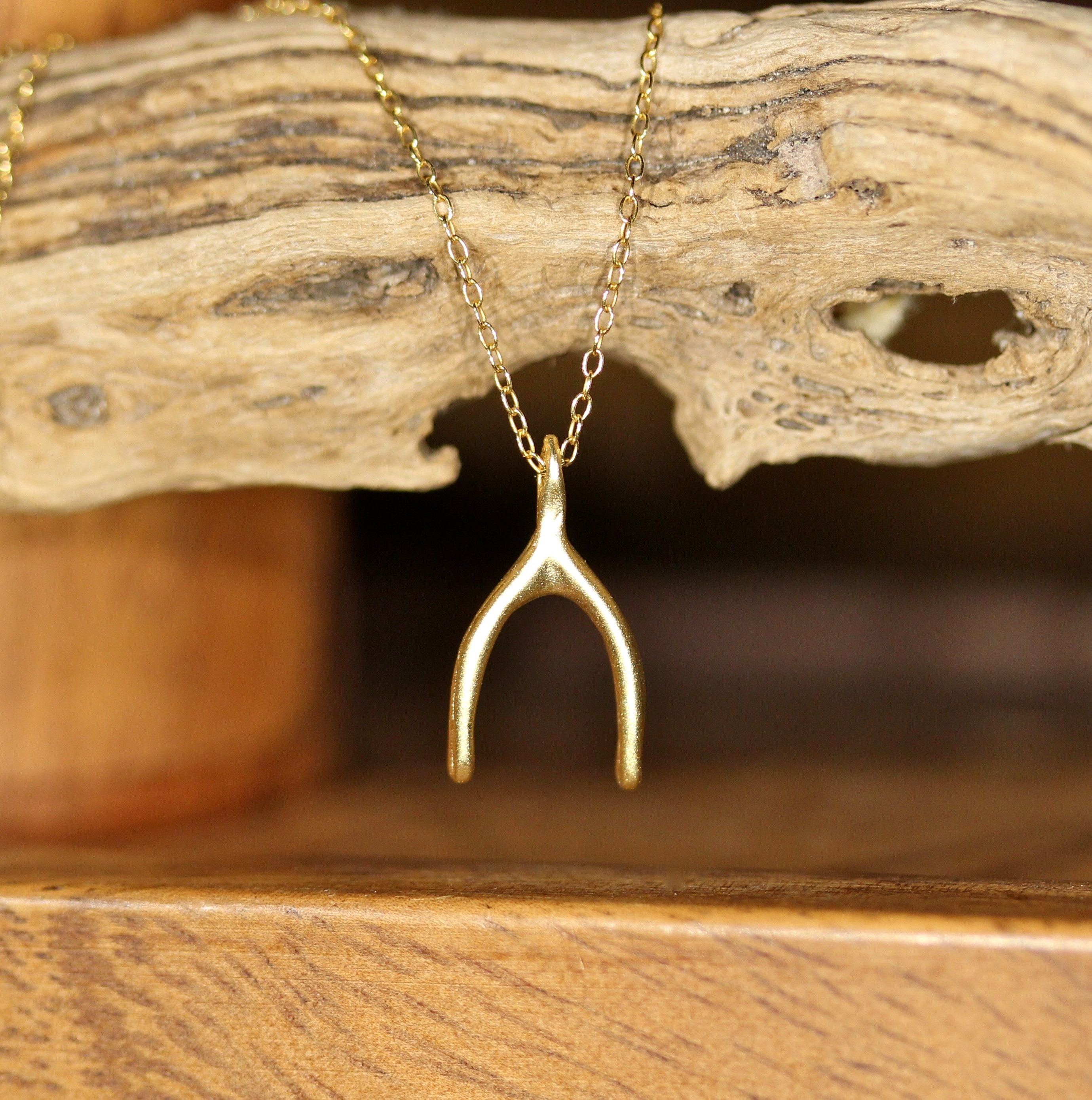 The Wishbone Ring Holder Necklace – Emily C Jewelry