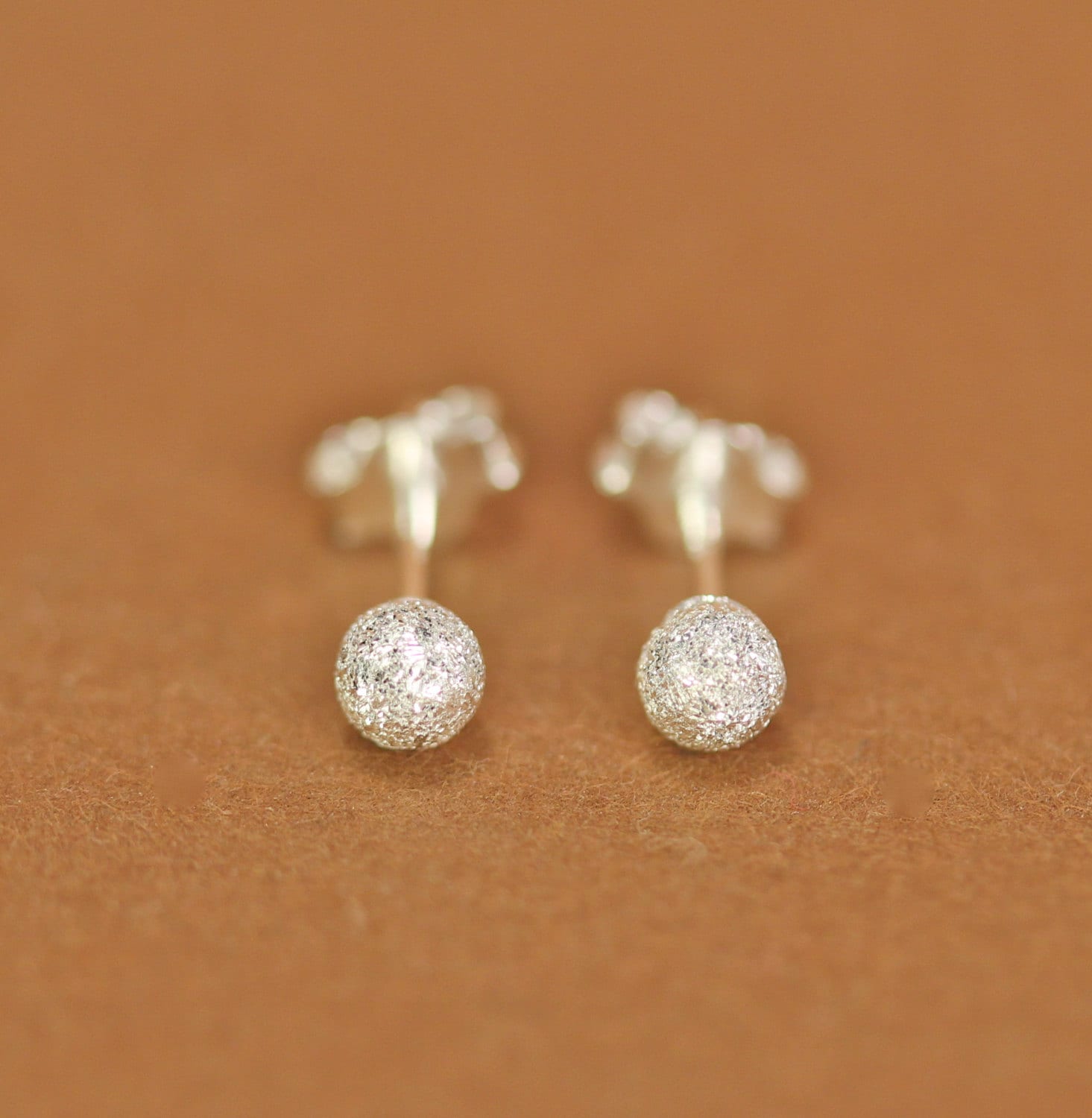 Silver ball earrings gold ball earrings silver studs tiny ball