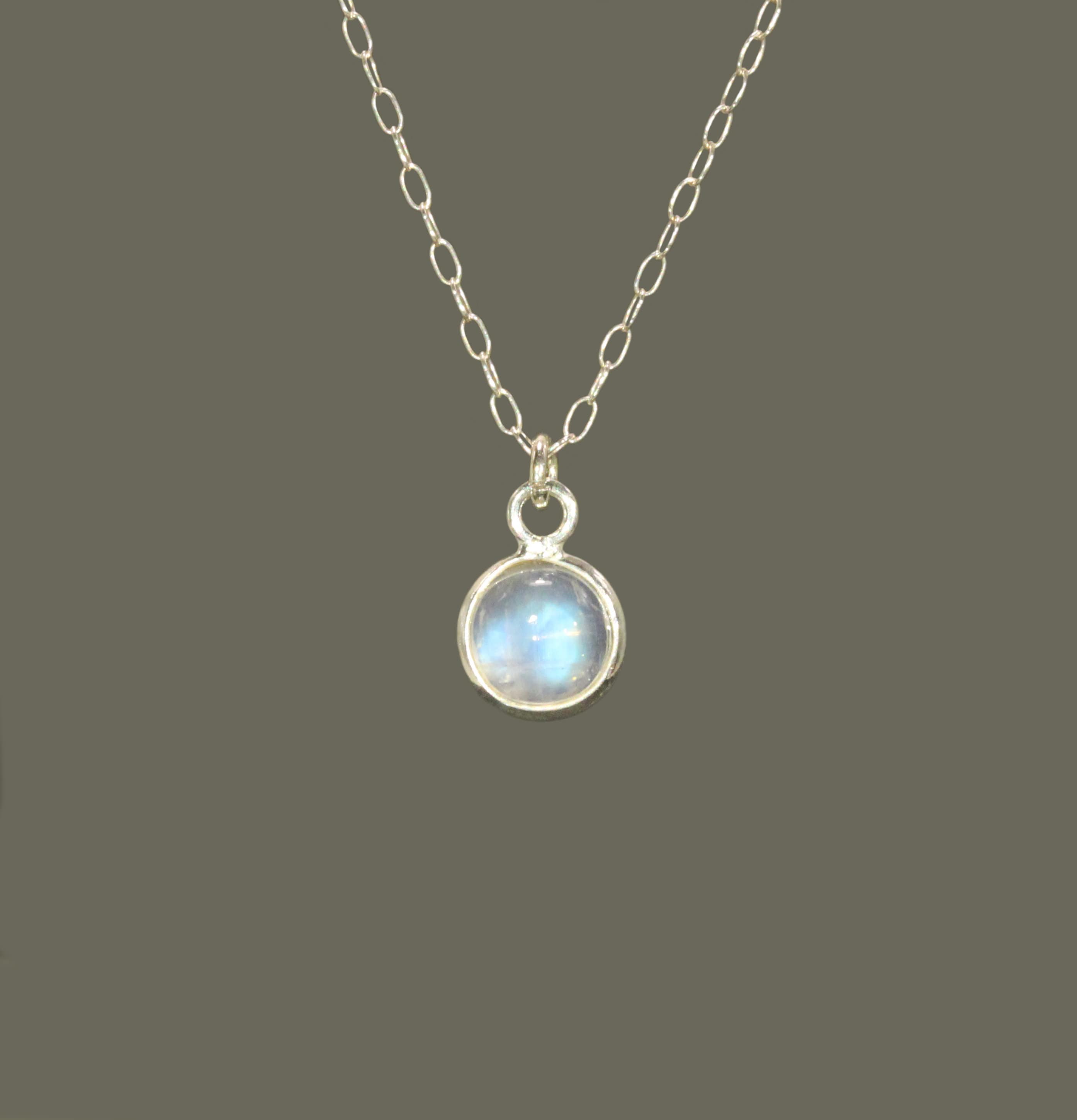 Moonstone Silver Pendant