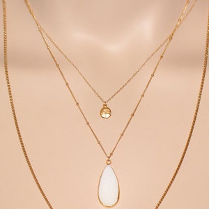 Gold sand dollar necklace - delicate necklace - a tiny 14k gold vermeil sand dollar hanging from a 14k gold filled chain image 3