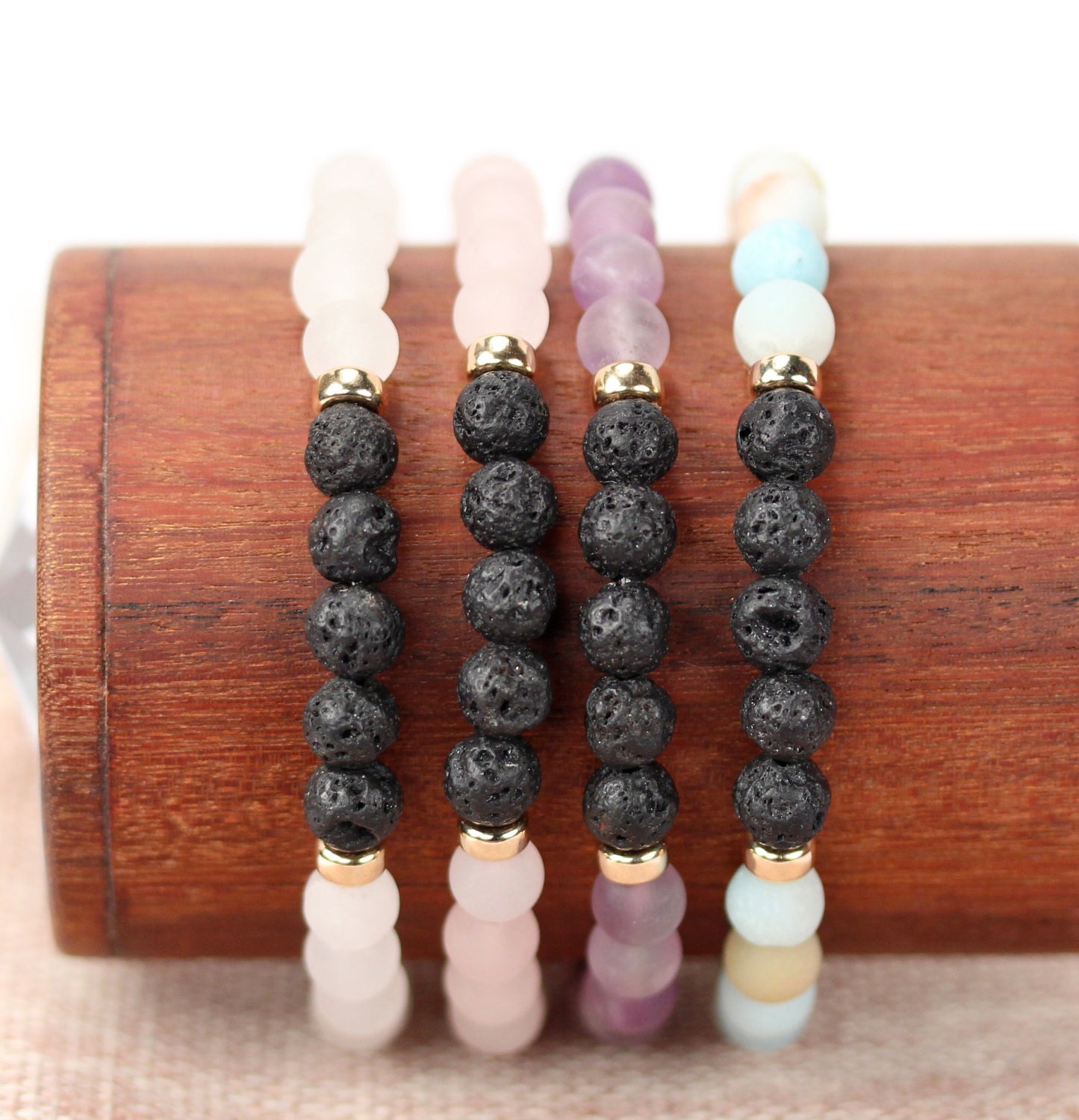 Diffuser bracelets, energy bracelets, healing stone bracelets, oil