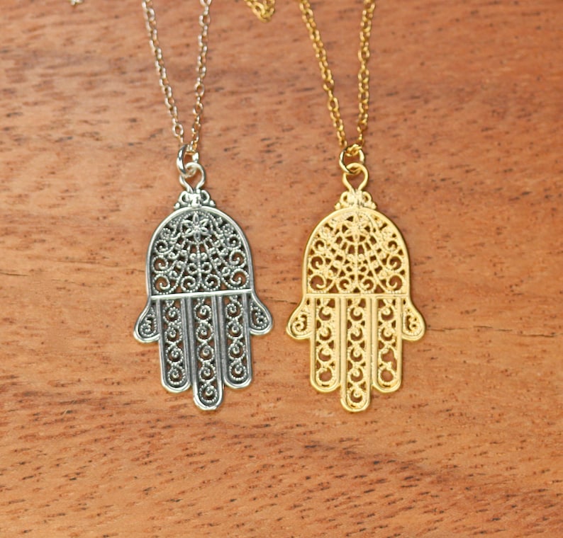 Hamsa necklace charm Clearance