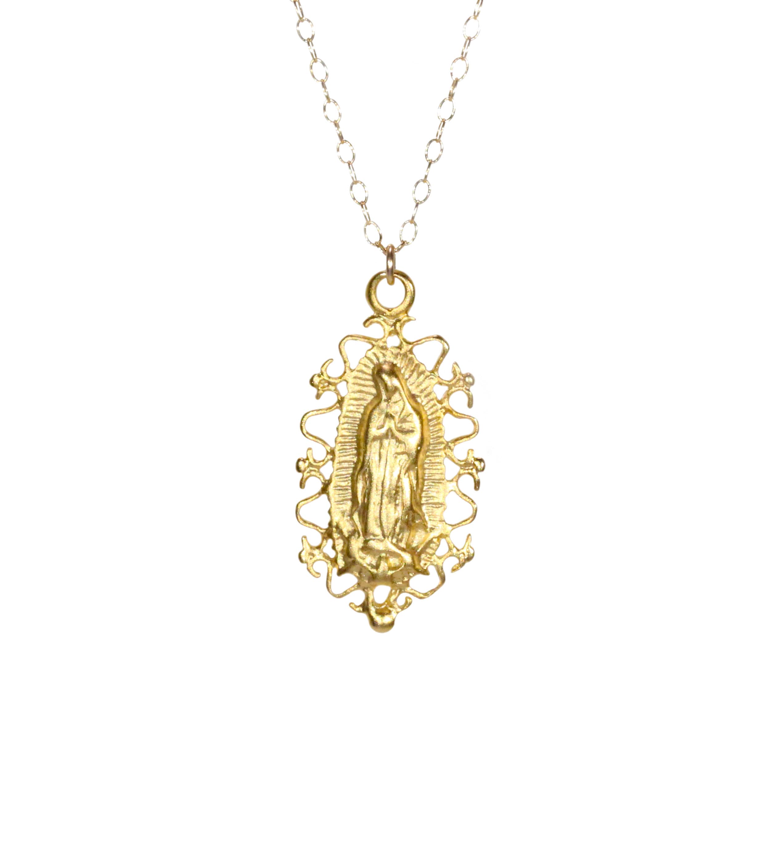 Virgin Mary Jewelry in Gold & Silver | The Little Catholic