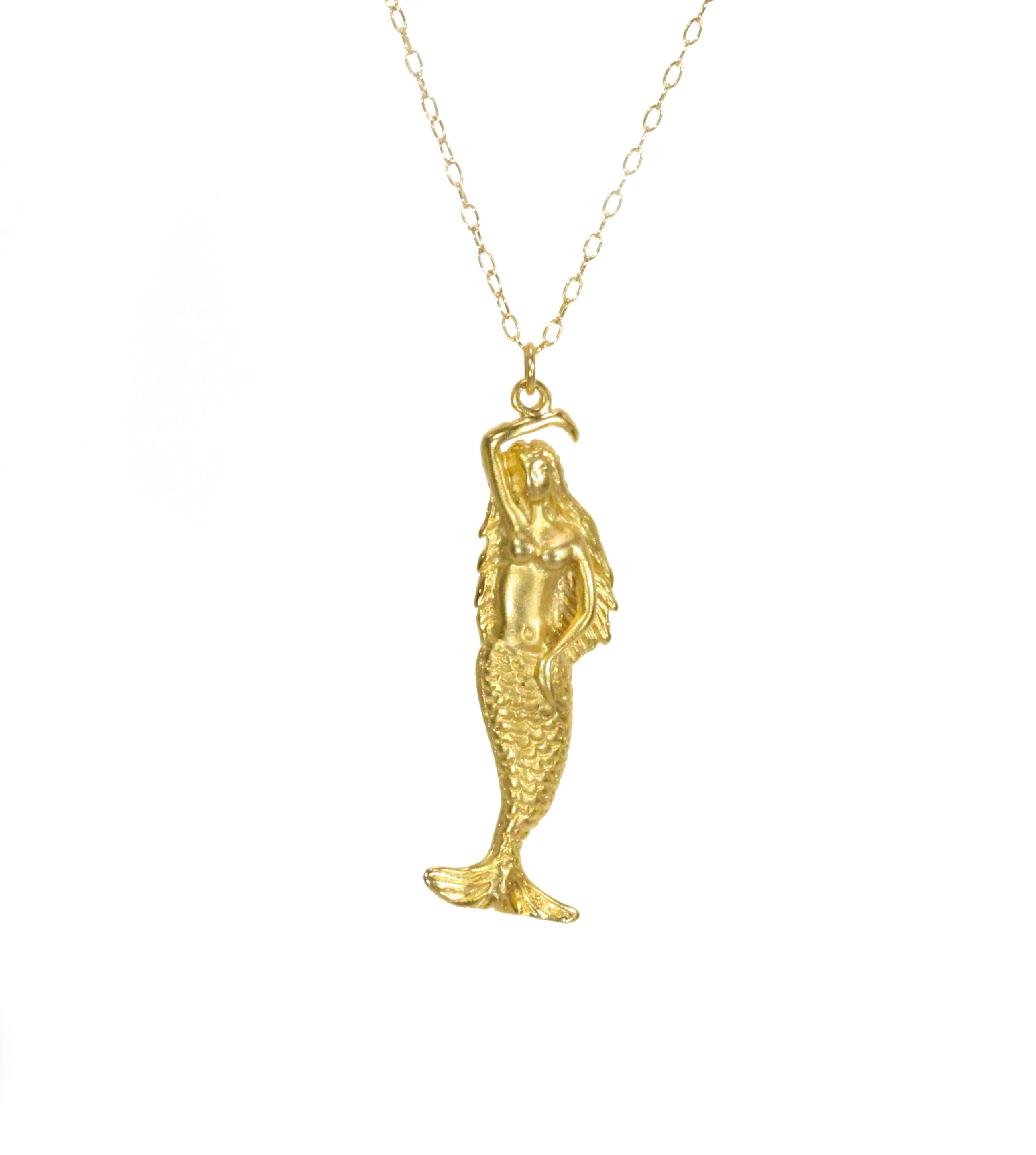 Hooked Mermaid Pendant l Nautical Treasure Jewelry – N.T.J.
