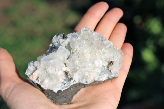 Healing stone, apophyllite crystal, raw zeolite crystal, stibnite gem, healing crystals, mineral specimen
