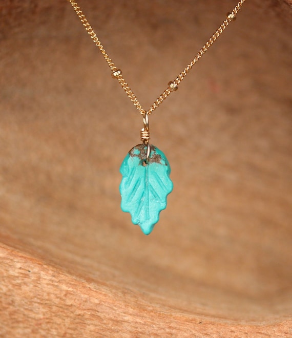 Hand carved Natural Turquoise Necklace Hand carved Natural Turquoise Necklace