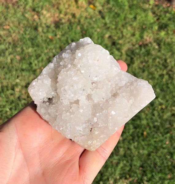 Healing crystals and stone, Apophyllite crystal druzy, chunky crystal, display crystal, mineral specimen, rock crystal for the home