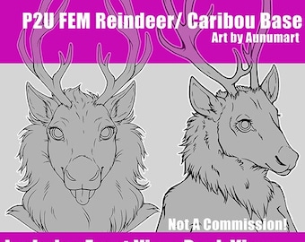 P2U Female Reindeer/Caribou Base