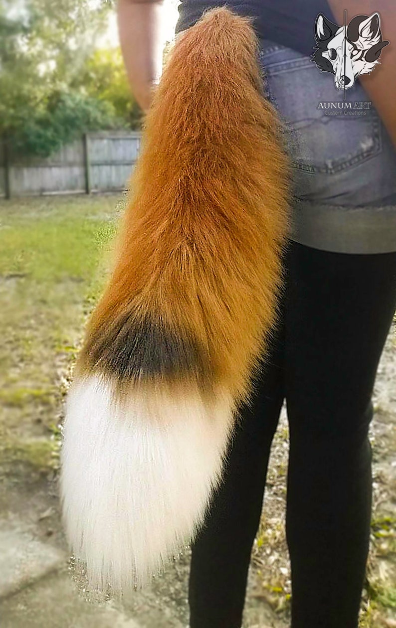 Made to order Amber Fox Realistic Tail and Ear cosplay sets | Etsy