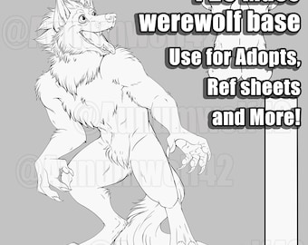 P2U Masc werewolf Base