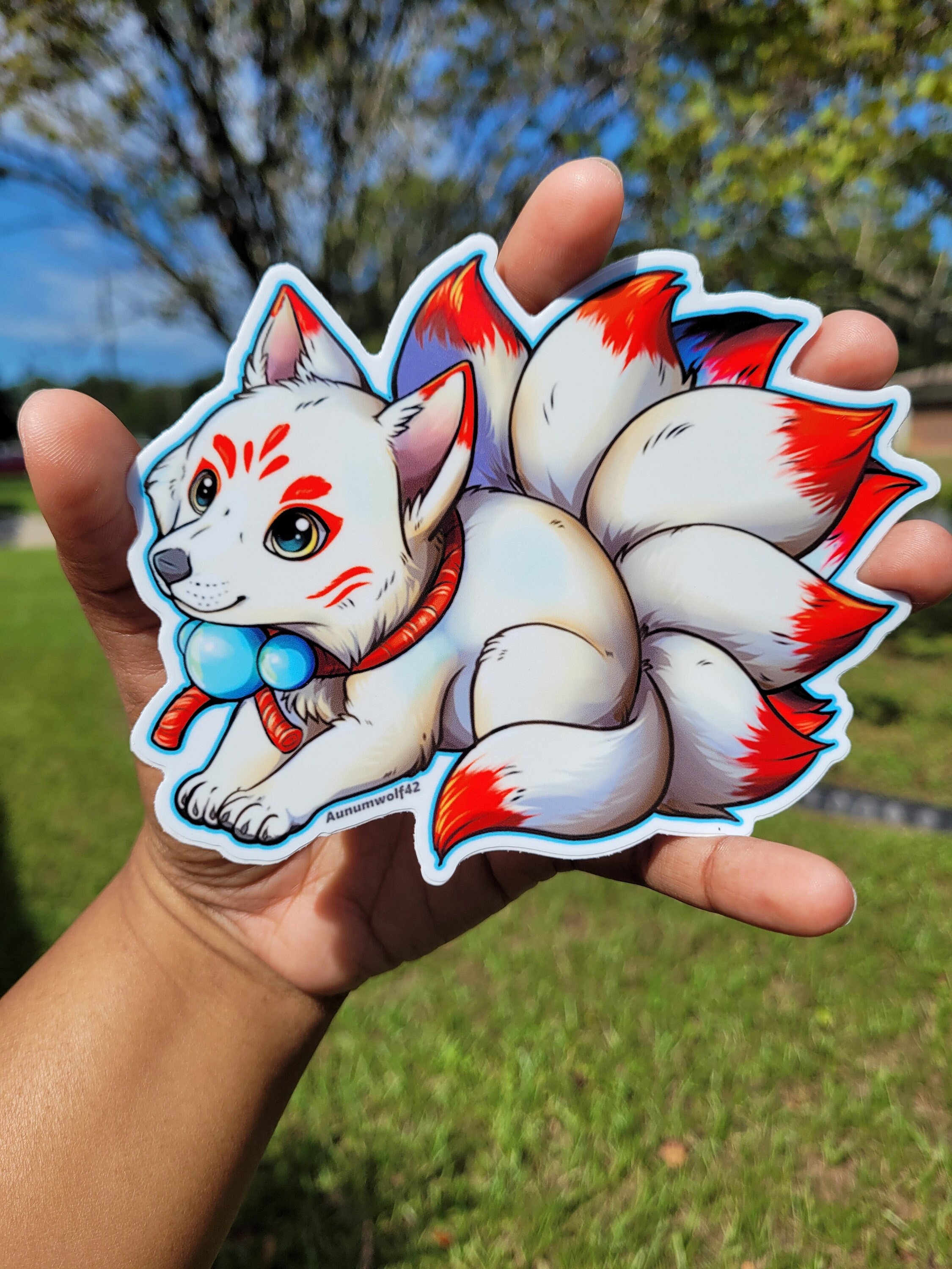 Naruto Nine-Tails Sticker – King of the Pin