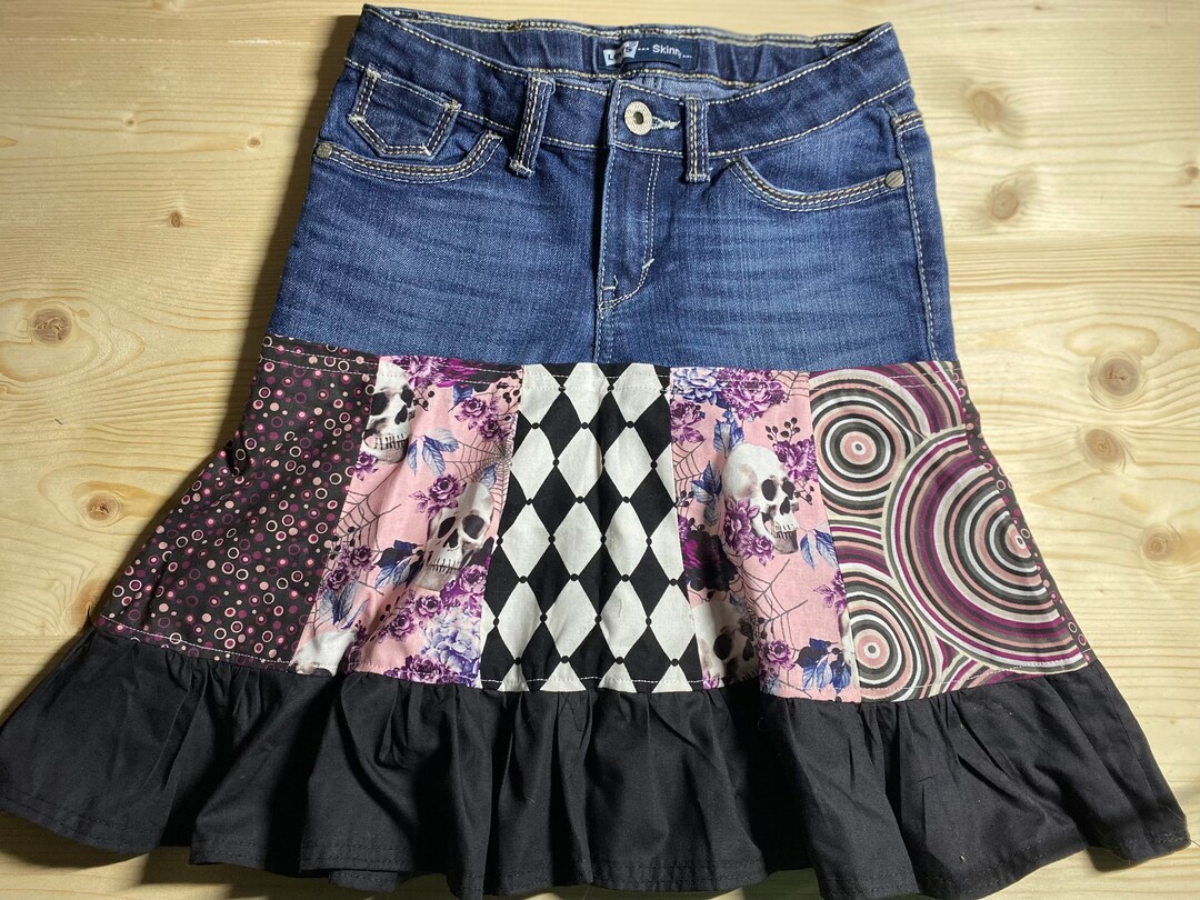 Girls Billie Upcycled Cotton Skirt - MAUVE ORCHID