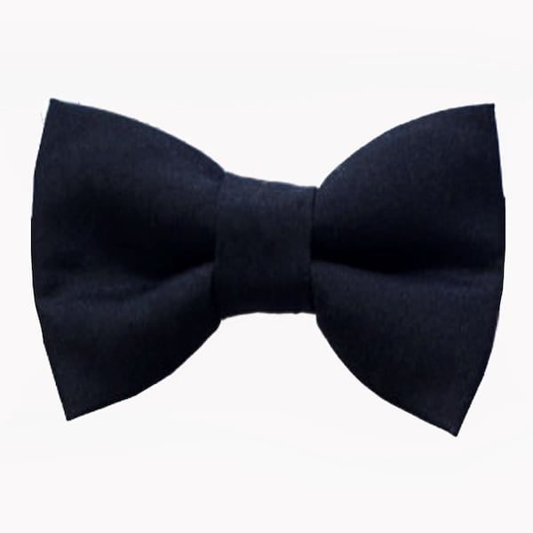 Black Bow Tie- Newborn-Adult for Weddings, Boys Formal Wear, Grooms, Groomsmen, Ring Bearer/Page Boy, Cake Smash