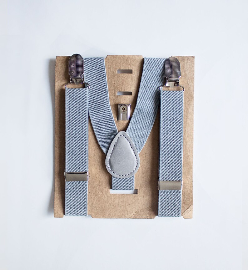 Dusty Blue Suspenders for Ring Bearer Outfit & Groomsmen Baby Etsy