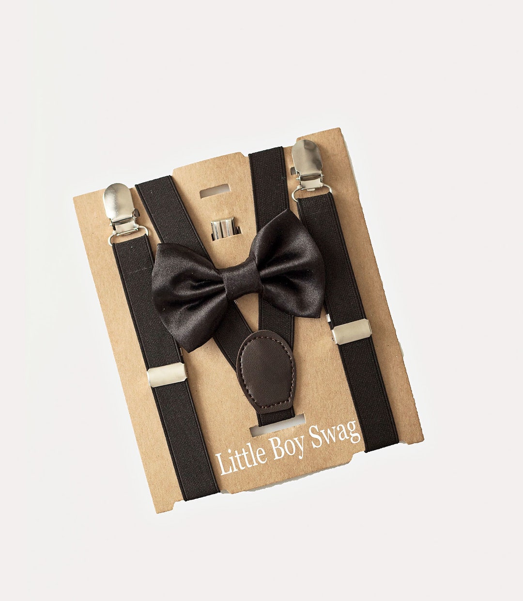 Black Bow Tie & Suspenders for Toddler Wedding Outfit Wild Etsy