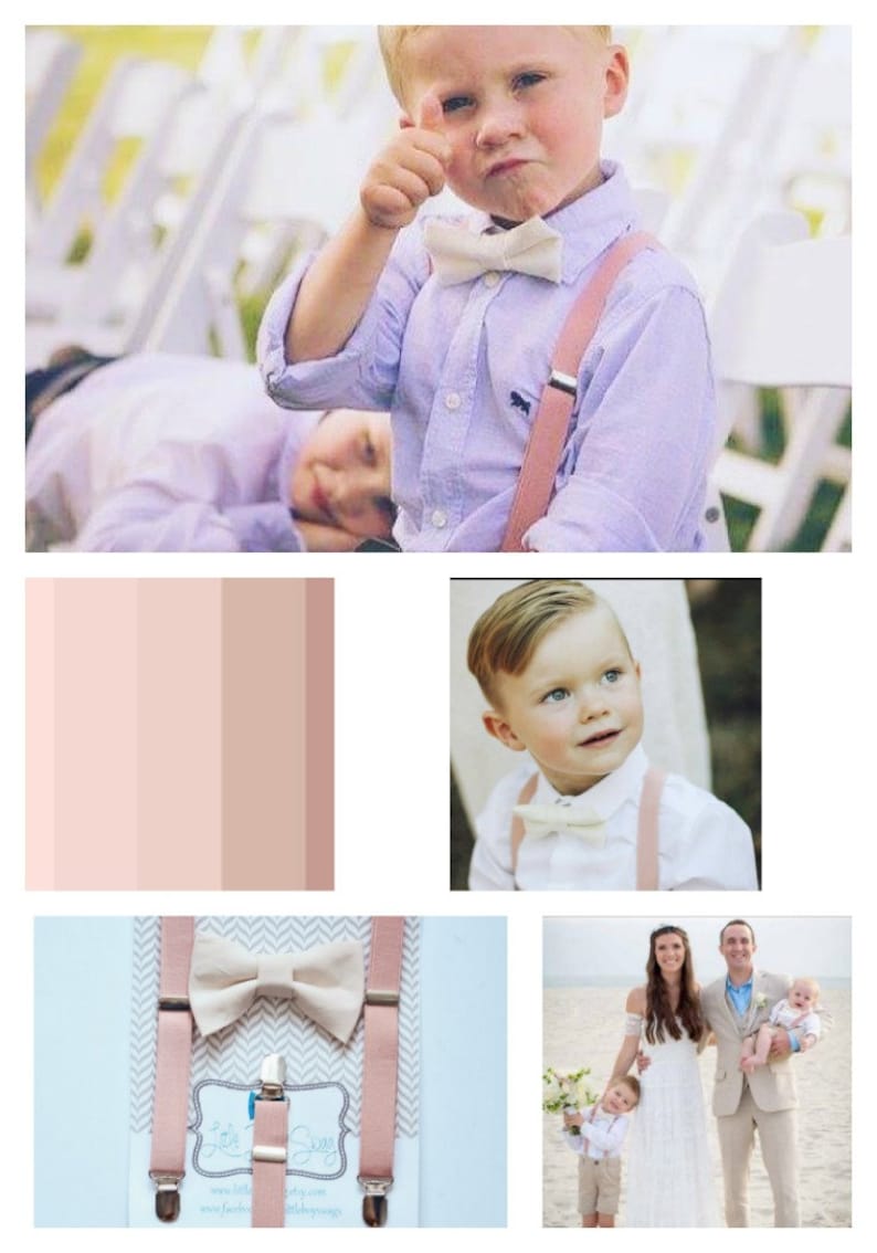 Cyber Monday Mint Green Bow Tie Gray Suspenders Set Boys Etsy