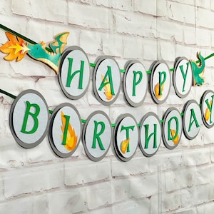 Dragon Birthday party bundle, Calling All Dragons,, Dragon Banner,  Dragon Cupcake toppers, Dragon Party, Dragon Invitation (Green)