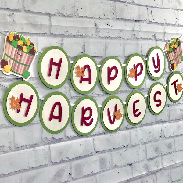 Happy Harvest - Etsy