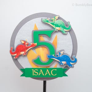 Dragon Masters Cake Topper | Dragon Birthday | Dragon gift | Dragon scale birthday decor | Mythical dragon Birthday , (red, geeen, blue)
