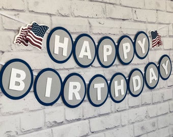 Air Force banner, Deployment, Boot Camp, Basic Training, Retirement Party, Promotion Party Decor, Going Away Party, Military Banner