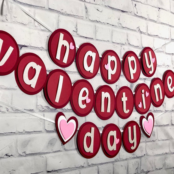 Valentines Day Banner, Valentines Day Party Decor