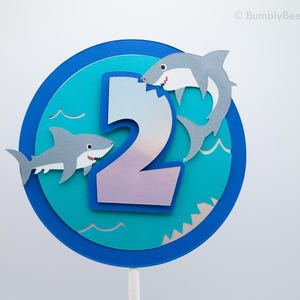 Shark Birthday | Shark Cake Topper | Shark Party | Shark Party Supplies | Shark Cake | Shark Birthday Party Decor
