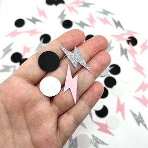 Rockstar (Pink) Confetti / Rockstar Birthday / One Rocks / Rock and Roll Birthday/Rockstar Pink/Rocker Girl Birthday/One Rockin Year