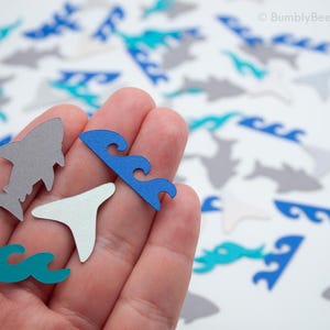 Shark Confetti | Shark Table Scatter | Shark Birthday Party | Shark Party Decor | Shark pool party