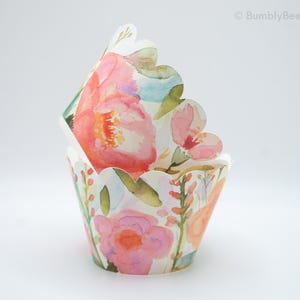 Wildflower Birthday | Wild One Birthday | Garden Birthday | Garden Party | Wildflower Baby Shower | Baby in Bloom | Flower Cupcake Wraps |